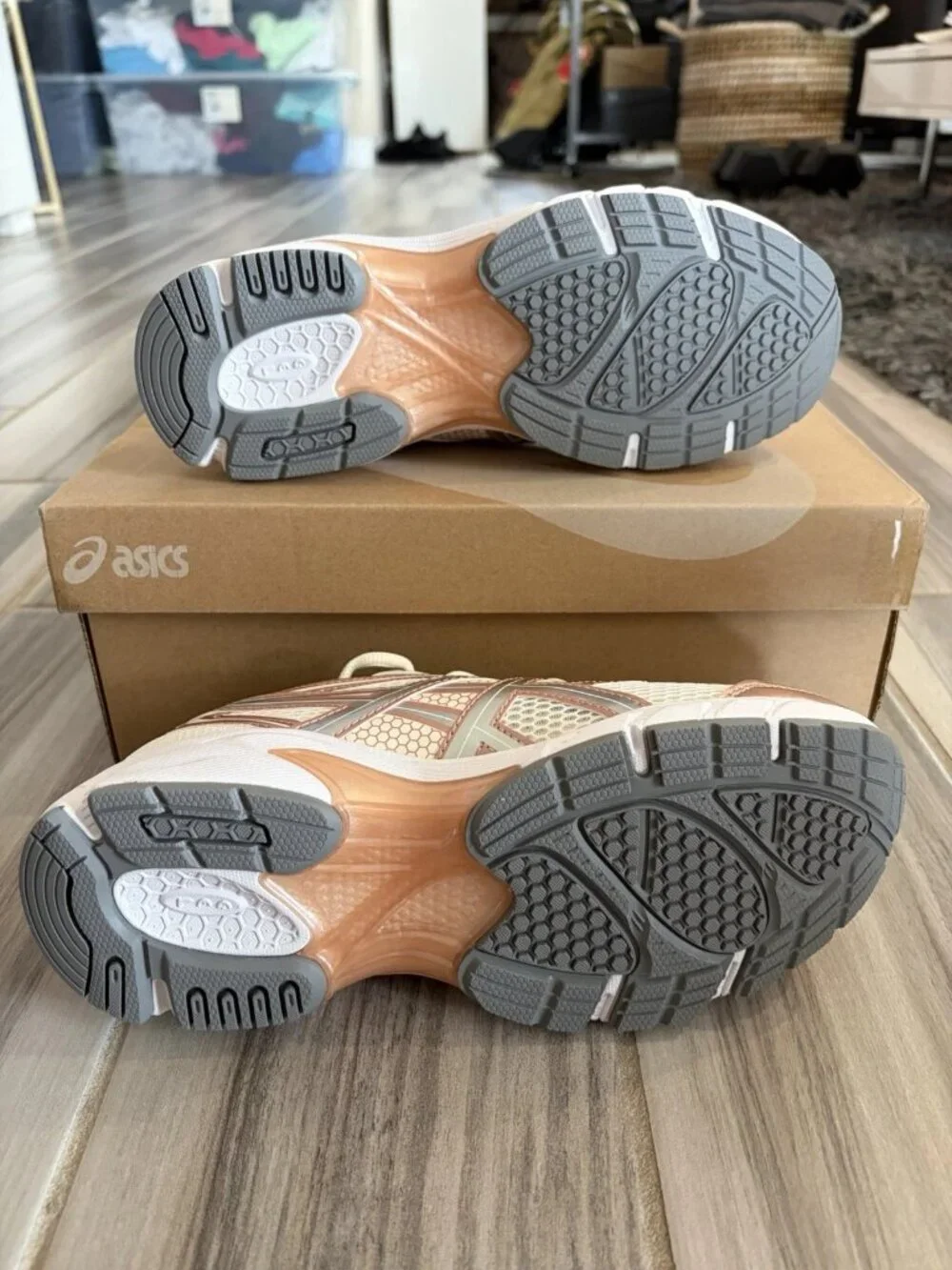 Women's ASICS GEL-DS Trainer 14 Shoes - Cream Rose Gold 1203A965-100